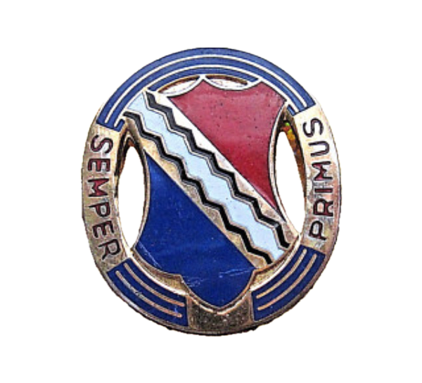 U.S. Army 1st Infantry Regiment Unit Crest Pin