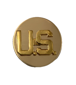 Vintage Army U.S. Enlisted Flat Brass Pin