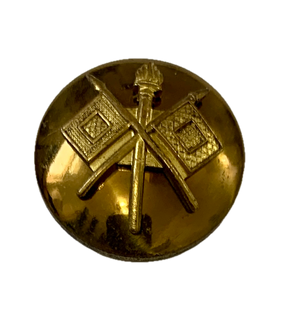 Vintage Army Enlisted Signal Corps Curved Brass Pin