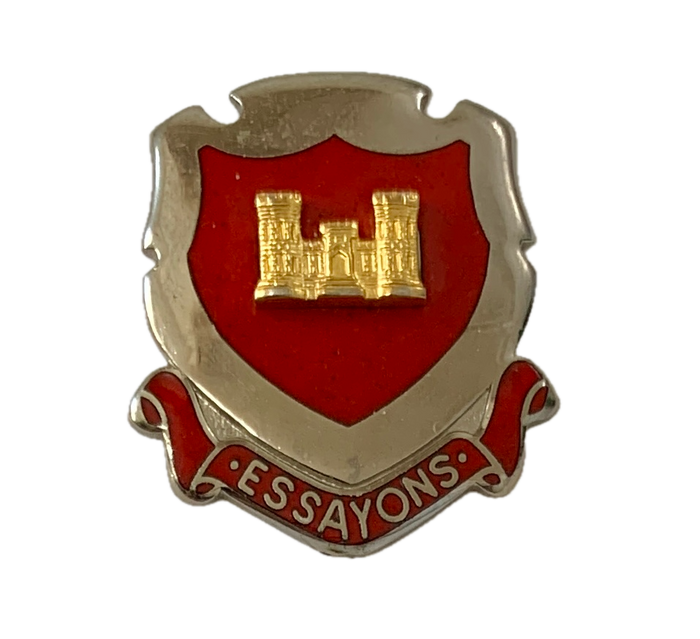 Vintage Army Corps Engineer Essayons Pin
