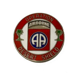 Vintage Army Airborne Operation Desert Shield Pin