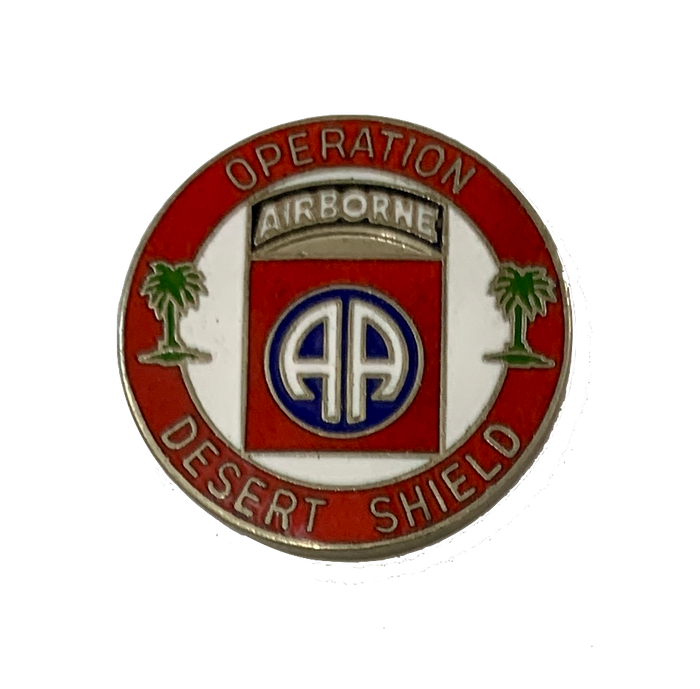 Vintage Army Airborne Operation Desert Shield Pin