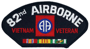 U.S. Army 82nd Airborne Vietnam Veteran Hat Patch