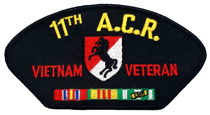 U.S. Army 11th Armored Calvary Regiment Vietnam Veteran Hat Patch