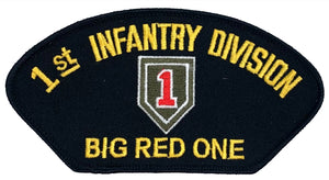 U.S. Army 1st Infantry Division "Big Red One" Hat Patch