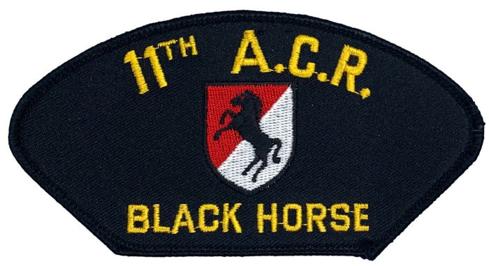 U.S. Army 11th Armored Calvary Regiment "Black Horse" Hat Patch