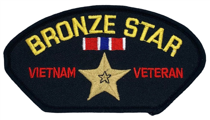 Bronze Star Vietnam Veteran Hat Patch