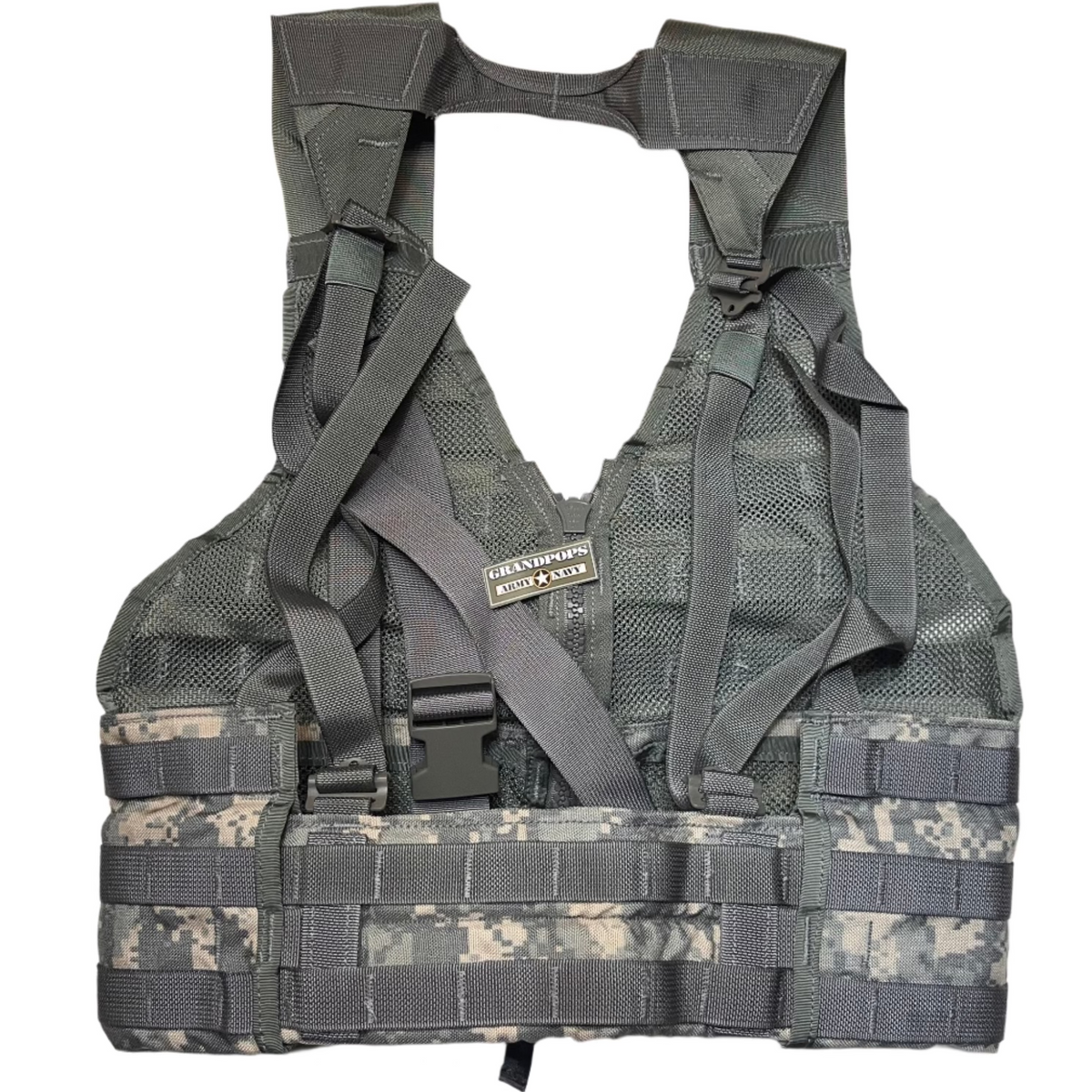U.S. Military ACU UCP Digital Camo MOLLE II FLC Fighting Load Carrier ...