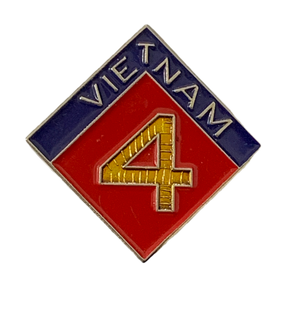 USMC Vietnam 4th Division Pin
