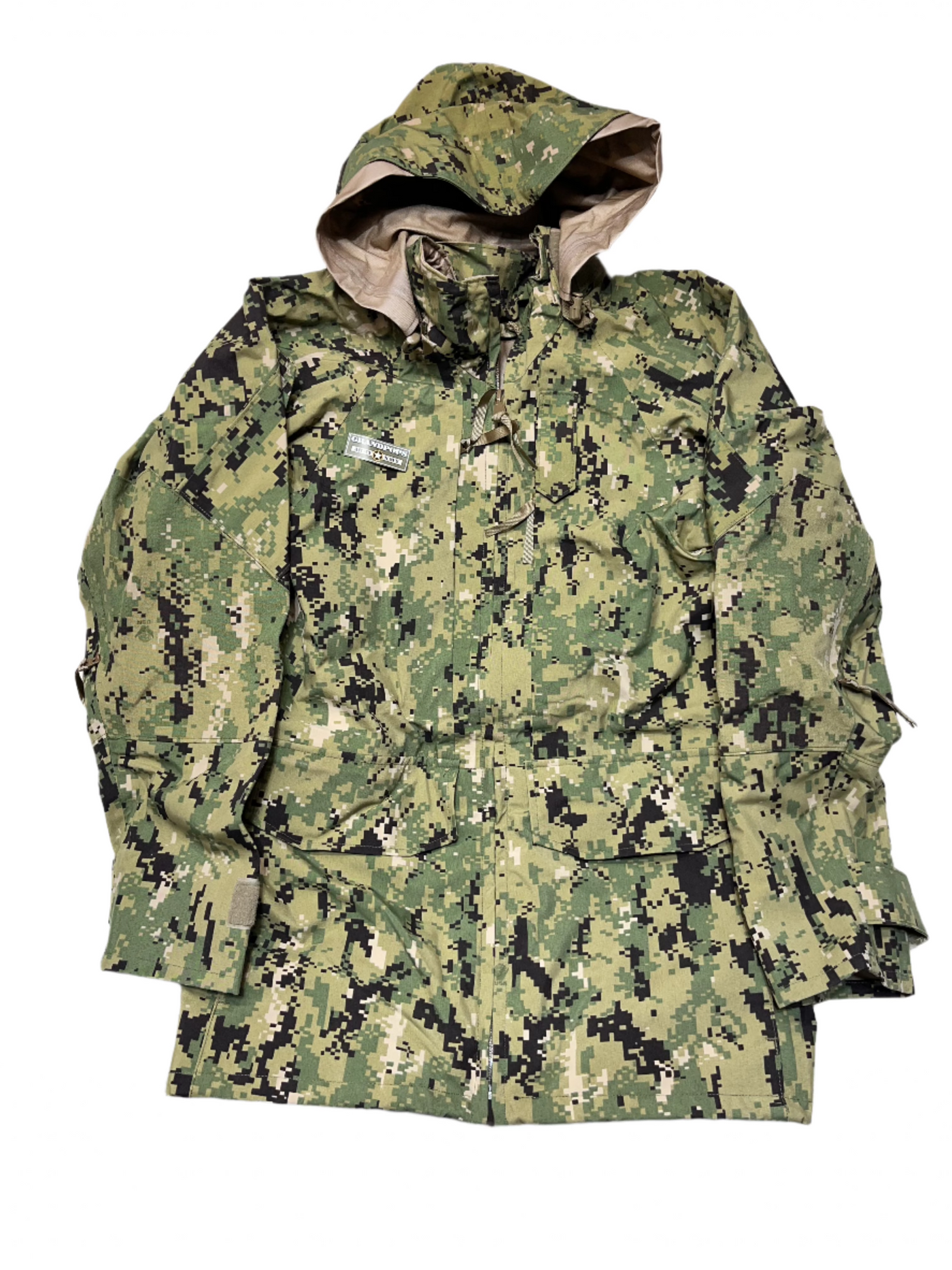 U.S. Navy ECWCS NWU 3 Gortex Nylon Cold Weather Parka U.S. Navy ECWCS NWU 3 Gortex Nylon Cold Weather Parka