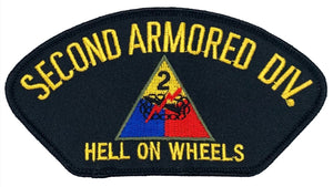 U.S. Army Second Armored Division Hat Patch