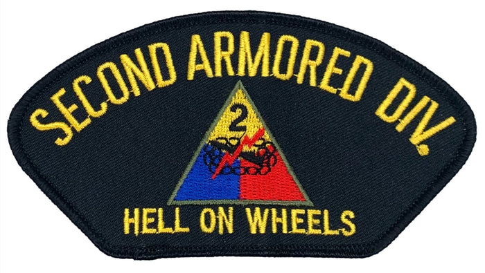 U.S. Army Second Armored Division Hat Patch