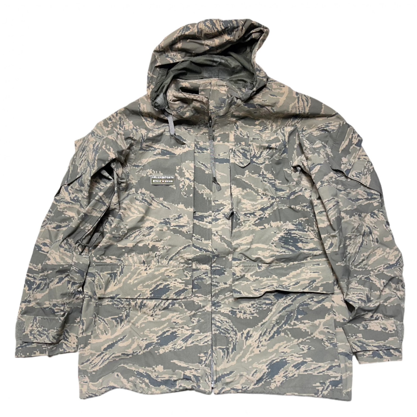 ジャケット・アウター ECWCS 00's US. AIRFORCE GORE-TEX jacket U.S. Air Force ECWCS ABU Tiger Stripe Gortex Nylon Cold