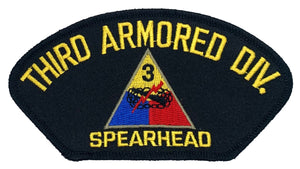 U.S. Army Third Armored Division Hat Patch