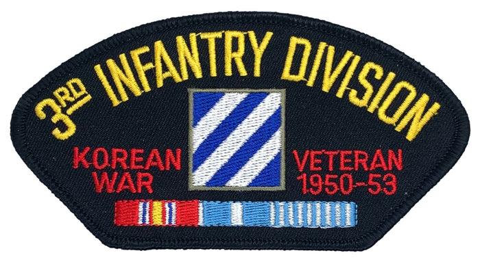 U.S. Army 3rd Infantry Division Korean War Veteran Hat Patch