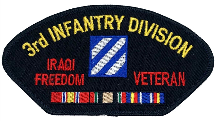 U.S. Army 3rd Infantry Division Operation Iraqi Freedom Veteran Hat Patch