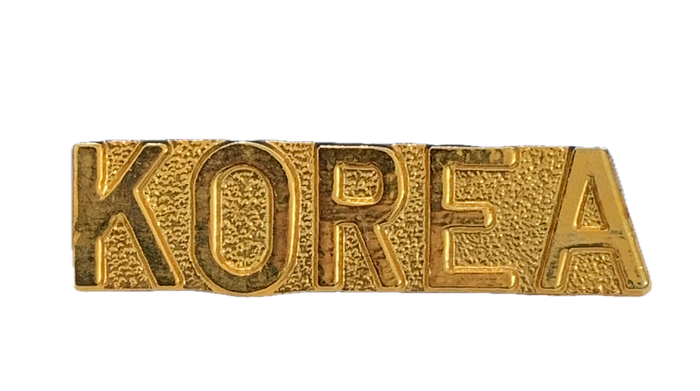 Korea Script Pin