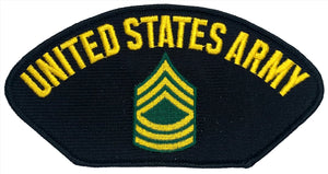 U.S. Army Master Sergeant (E-8) Hat Patch