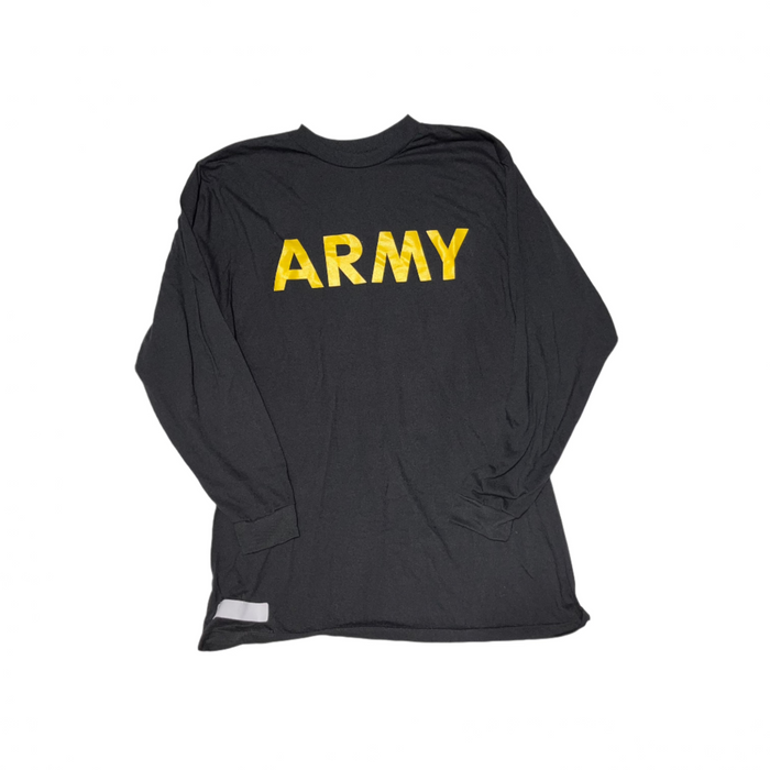 U.S. Army Physical Training PT Long Sleeve Shirt USED