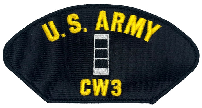 U.S. Army Chief Warrant Officer (CW3) Hat Patch