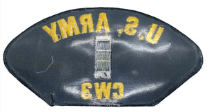 U.S. Army Chief Warrant Officer (CW3) Hat Patch