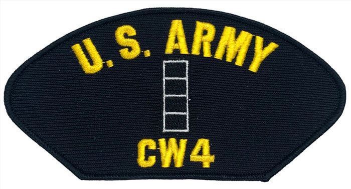 U.S. Army Chief Warrant Officer (CW4) Hat Patch