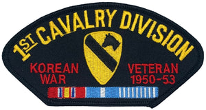 U.S. Army 1st Calvary Division Korean War Veteran Hat Patch