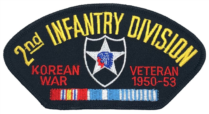 U.S. Army 2nd Infantry Division Korean War Veteran Hat Patch