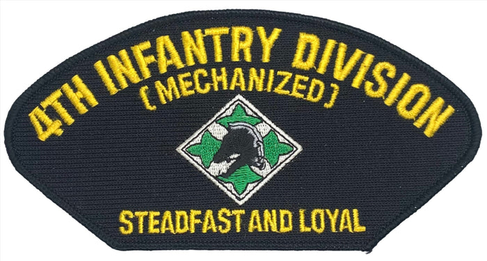 U.S. Army 4th Mechanized Infantry Division Hat Patch