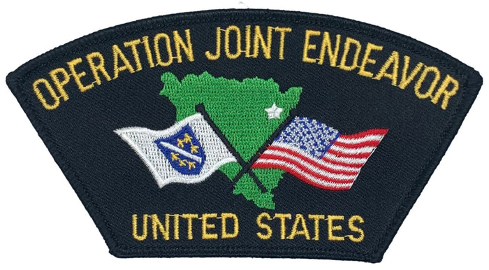 U.S. Army Operation Joint Endeavor Hat Patch