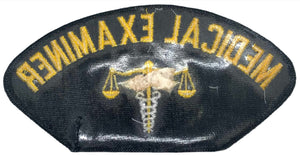 U.S. Army Medical Examiner Hat Patch