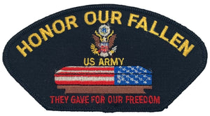 U.S. Army Honor Our Fallen Hat Patch