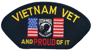 U.S. Army Vietnam Vet and Proud of It Hat Patch