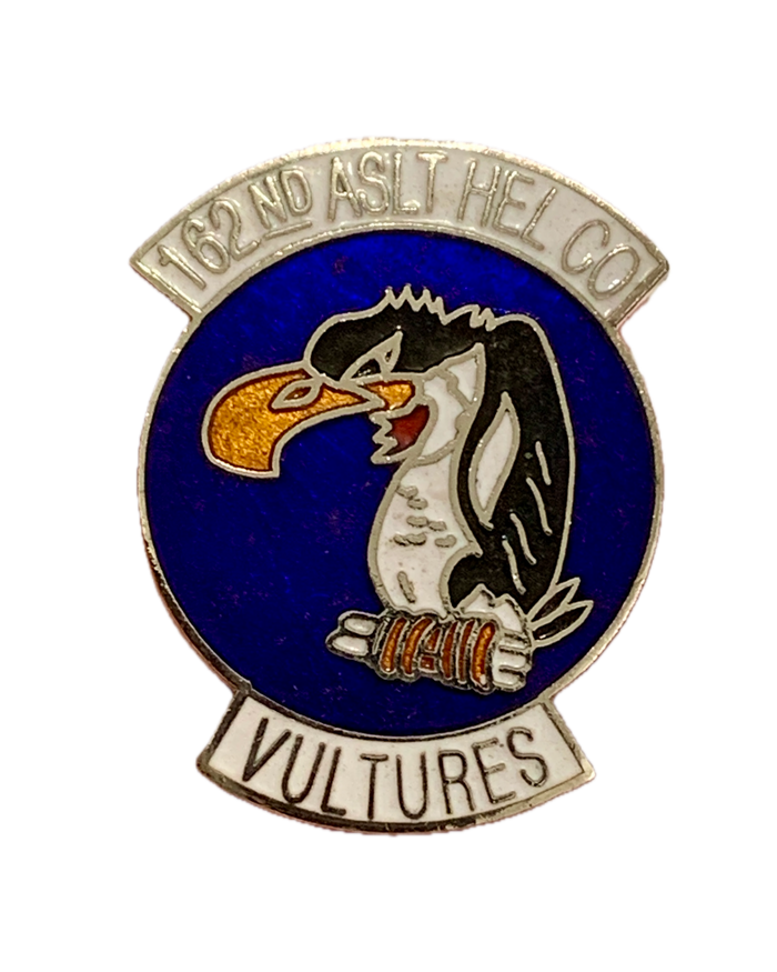 Army 162nd Assault Helicopter Co "Vultures" Pin