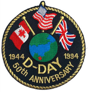 U.S. Army D-Day 50th Anniversary Patch