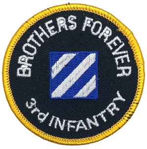 U.S. Army Brothers Forever 3rd Infantry Division Patch