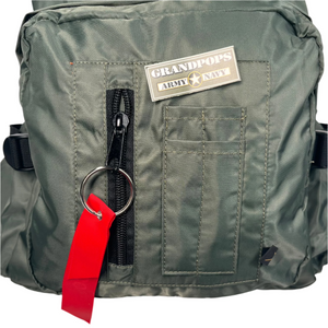 Sage Green MA-1 Fighter Pilot Backpack