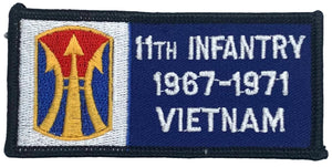 U.S. Army 11th Infantry Division Vietnam Patch