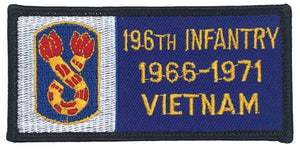 U.S. Army 196th Infantry Brigade Vietnam Patch