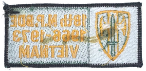 U.S. Army 18th M.P.BDE Vietnam Patch