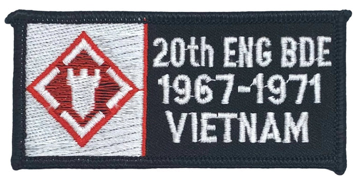 U.S. Army 20th Engineer Brigade Vietnam Patch