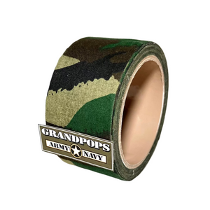 M81 Woodland Camo Cloth Easy Peal & Residue Free Tape 2"x16'