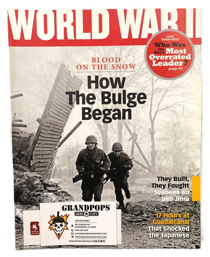 World War II How The Bulge Began Magazine