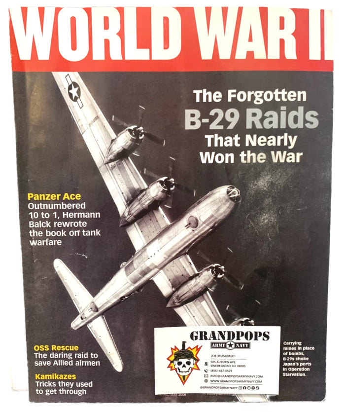 World War II The Forgotten B-29 Raids That Nearly Won the War Magazine