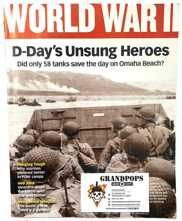 World War II D-Day Unsung Heroes Magazine