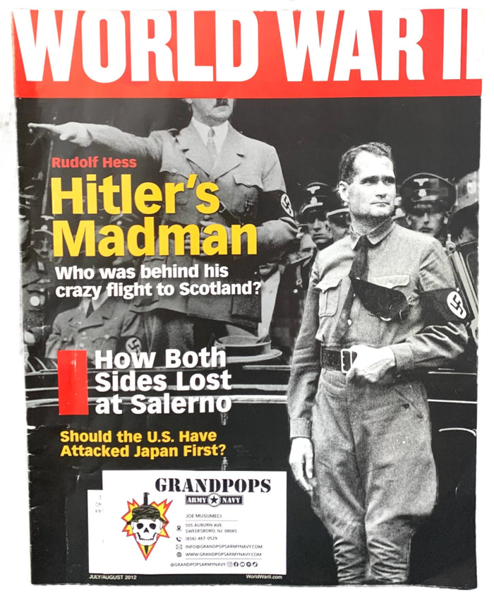 World War II Hitler's Madman Rudolf Hess Magazine