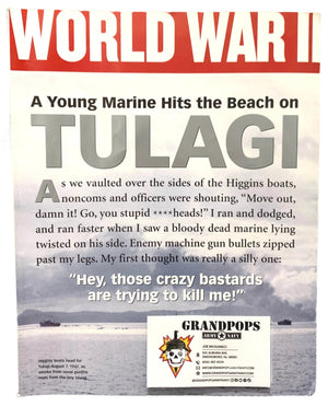 World War II A Young Marine Hits the Beach on Tulagi Magazine