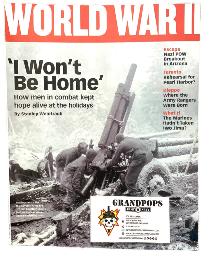 World War II "I Won't be Home" Magazine