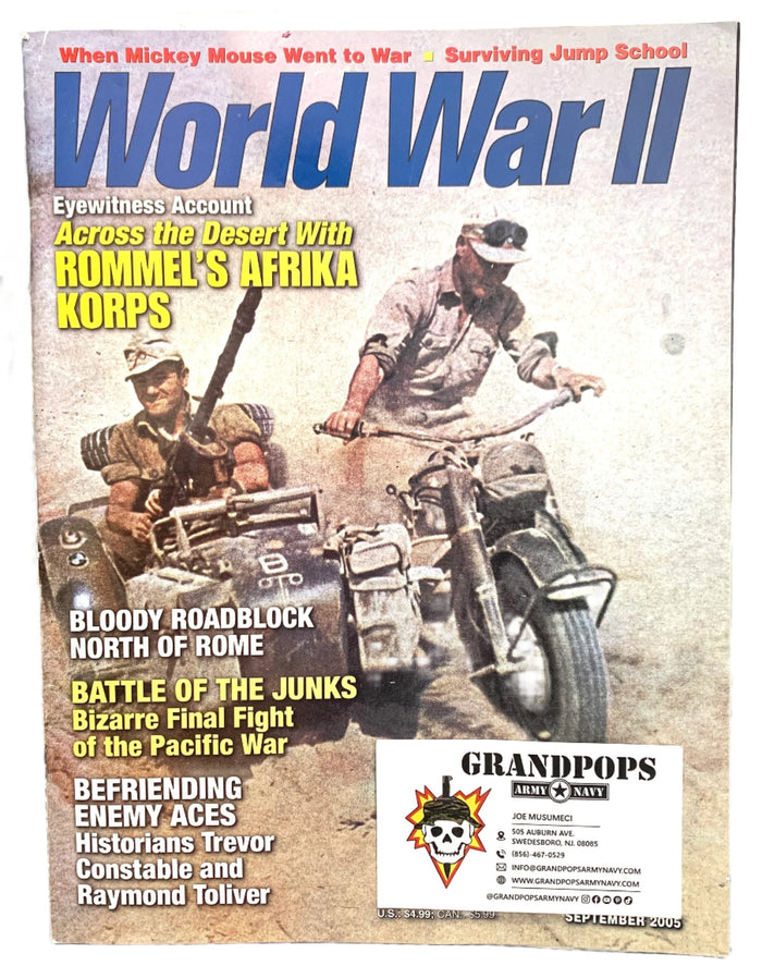 World War II Rommel's Afkria Korps Magazine