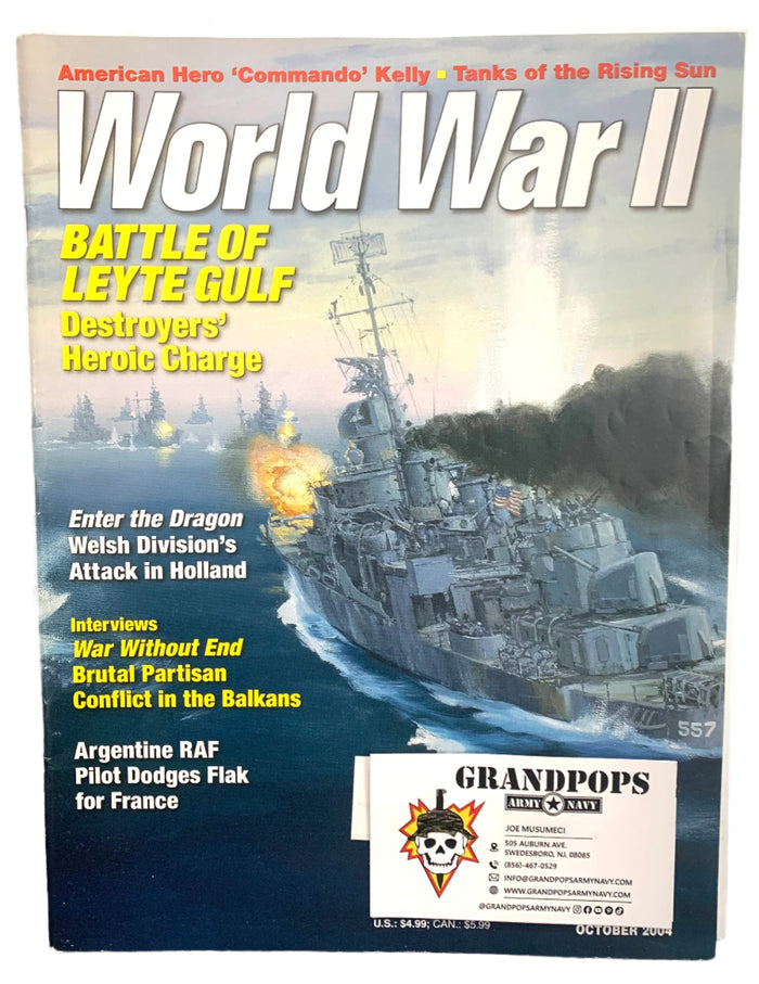 World War II Battle of Leyete Gulf Magazine